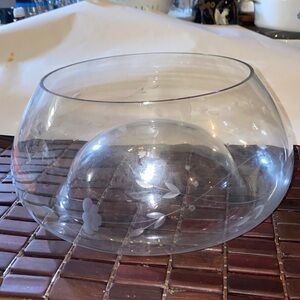 Princess House Heritage Handblown Handcut Floating Candle/Flower